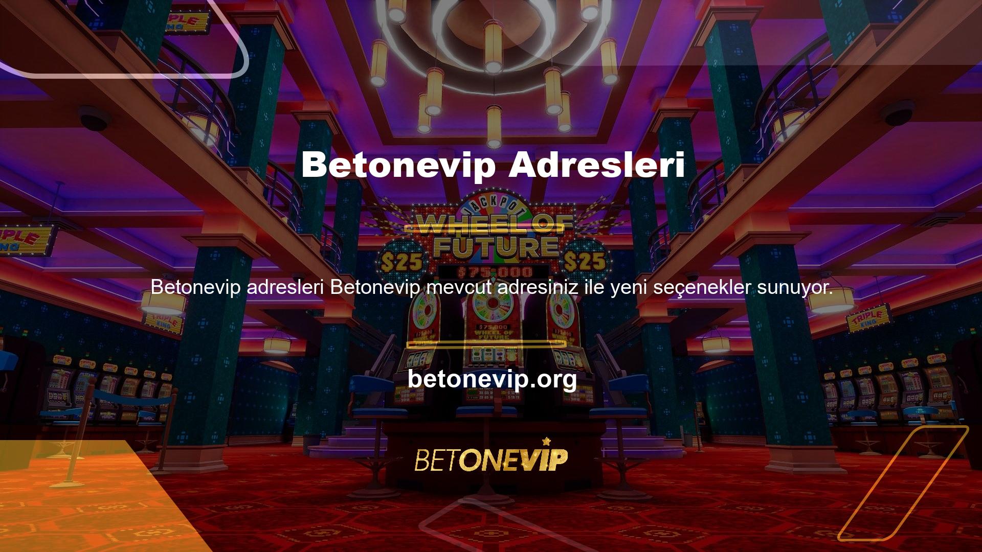 Betonevip casino alanında birçok sağlayıcı sunmaktadır